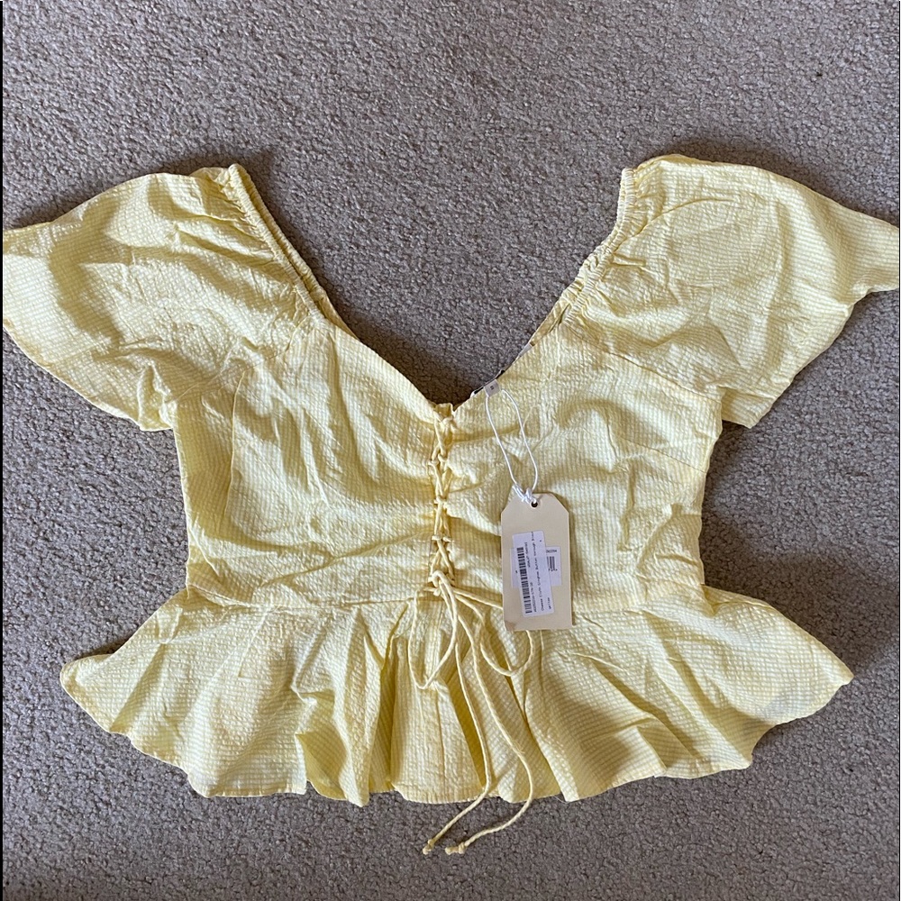 Nasty Gal off the shoulder top